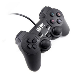 Wired USB PC Game Controller Gamepad For WinXP/Win7/8/10 Joypad For PC Windows Computer Laptop Black Game Joystick