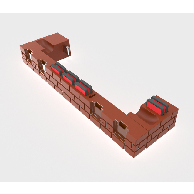 4 Slot Game Controller Charging Station with 8 Game Cards Storage for Nintendo Switch/Switch Oled /Swith Original Dock /Joy Con Charger Holder Stand