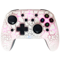 Switch/Lite/Oled/PC/IOS/Android/Steam RGB Breathing Lighting Wireless Controller/Elephant Print White
