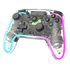 Switch/Lite/Oled/PC/IOS/Android/Steam RGB Breathing Lighting Wireless Controller With L2R2 Hall Sensor