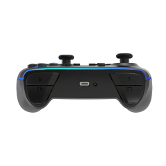 Switch/Lite/Oled/PC/IOS/Android/Steam RGB Breathing Lighting Wireless Controller/Transparent Black