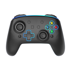 Switch/Lite/Oled/PC/IOS/Android/Steam RGB Breathing Lighting Wireless Controller/Transparent Black