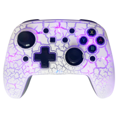 Switch/Lite/Oled/PC/IOS/Android/Steam RGB Breathing Lighting Wireless Controller/Elephant Print White