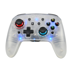 Switch/Lite/Oled/PC/IOS/Android/Steam RGB Breathing Lighting Wireless Controller/Transparent