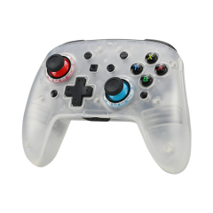 Switch/Lite/Oled/PC/IOS/Android/Steam RGB Breathing Lighting Wireless Controller/Transparent