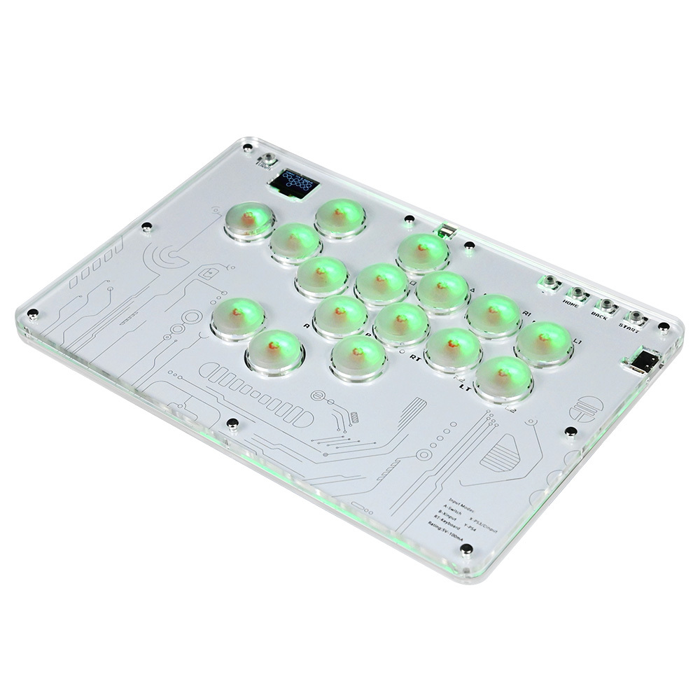 Arcade Stick 16Keys All-Button Controller Street Fight for PC/Ps3/Ps4/Switch/Steam