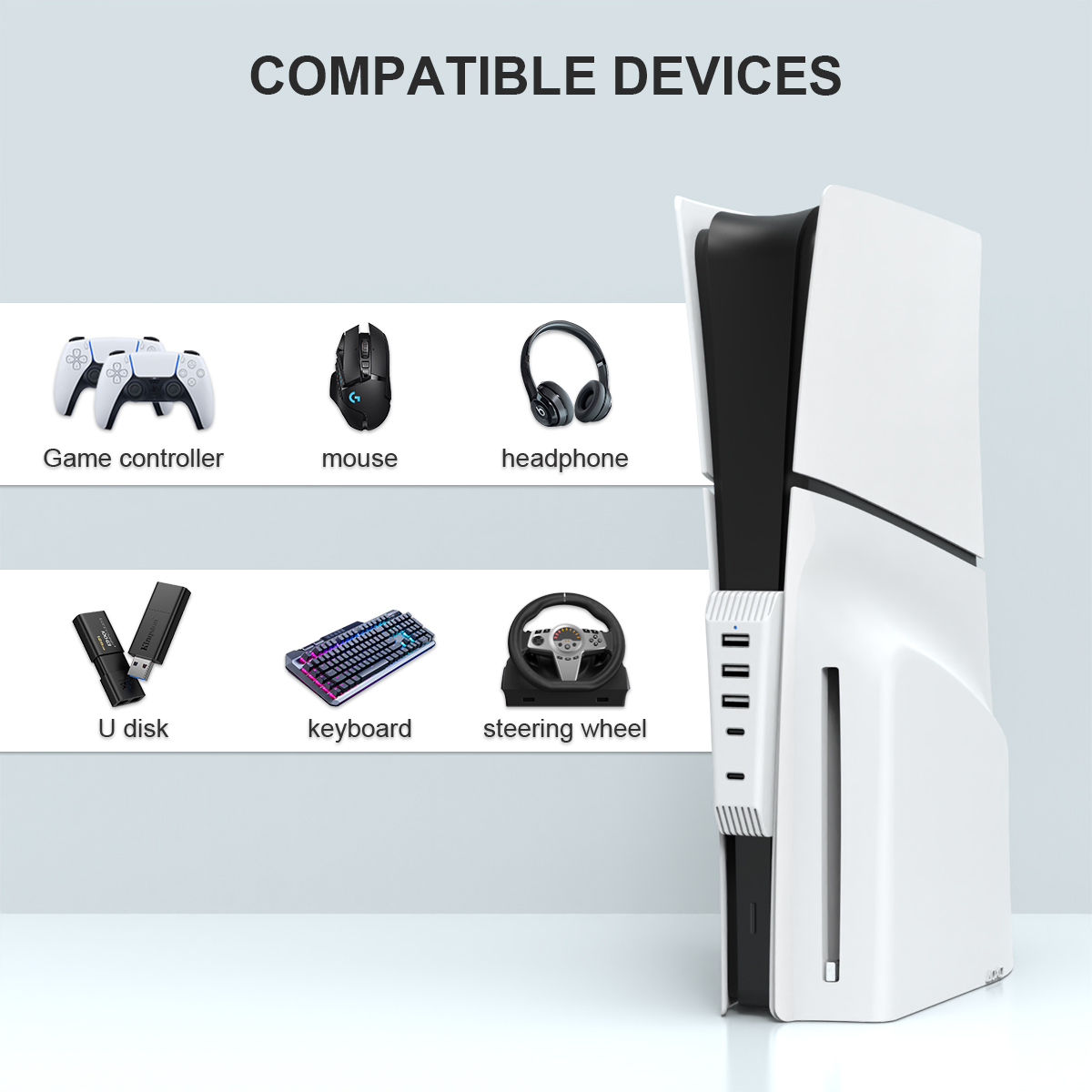 USB HUB FOR PS5 SLIM CONSOLE