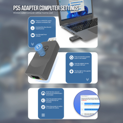 PS5 Wifi Network Game Adapter