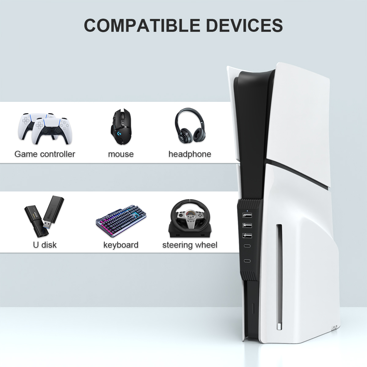 USB HUB FOR PS5 SLIM CONSOLE