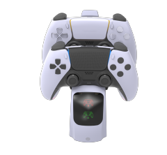 Controller Charging Station With Headset Holder For PS5 Slim