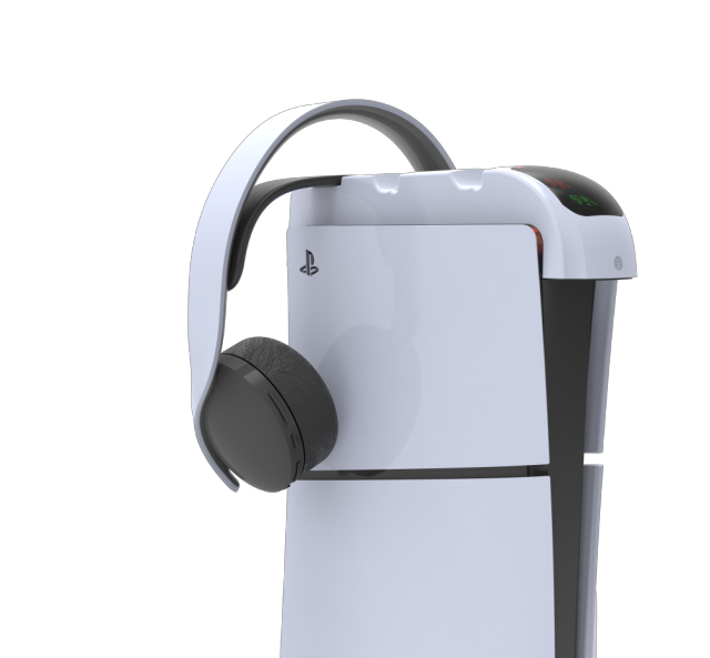 Controller Charging Station With Headset Holder For PS5 Slim