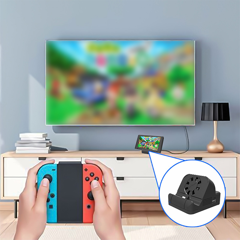 Switch/Switch OLED HD-MI TV Dock With Cooling Fan/Black