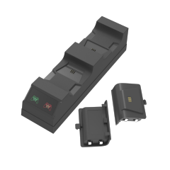 Dual Charging Dock With 2 Replaceable Battery Packs For X-one/Slim