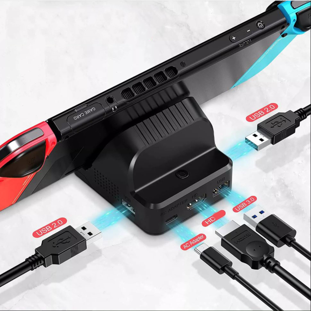 Switch/Switch OLED HD-MI TV Dock With Cooling Fan/Black