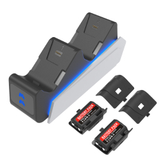 Dual Charging Dock With 2 Replaceable Battery Packs For X-one/s/Elite/SS/SX