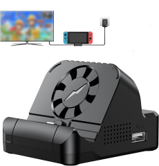 Switch/Switch OLED HD-MI TV Dock With Cooling Fan/Black