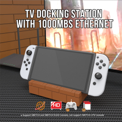 TV Docking Station With 1000Mbs Ethernet For SW/SW OLED/3 colors