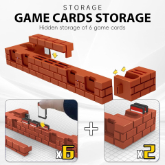 Switch Joy-Con 4 Slot Charging Station With 8 Game Cards Storage