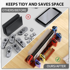 Switch Joy-Con 4 Slot Charging Station With 8 Game Cards Storage