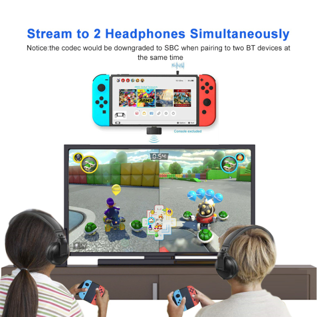 PS5/PS4/PC/Switch/Switch Lite Bluetooth 5.0 Transmitter