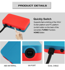 NGC Controller Converter For Switch/Wii U/PC With Home Button