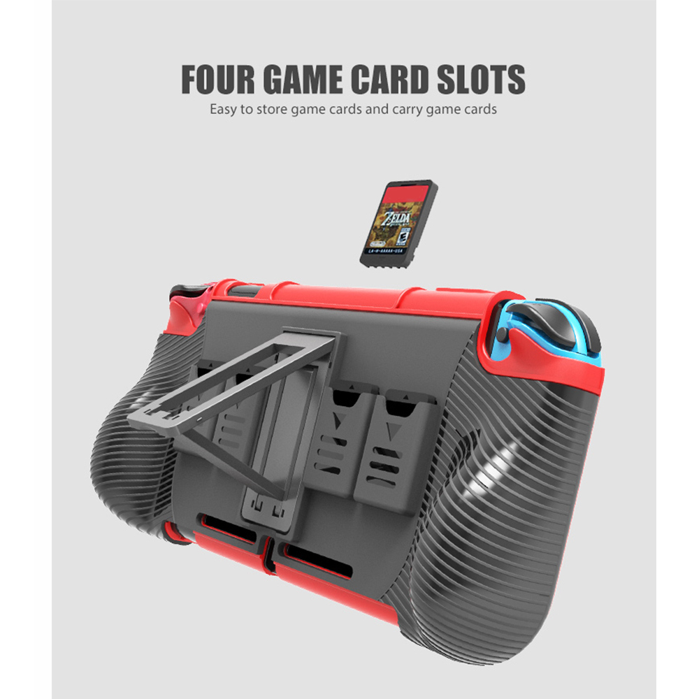 Switch Protective Case Cover With 4 Game Card Storage Slot