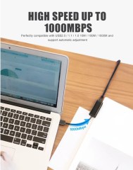 USB3.0 Ethernet Adapter 1000Mbps Network Card For Switch/ WII/WII U