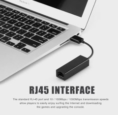 USB3.0 Ethernet Adapter 1000Mbps Network Card For Switch/ WII/WII U