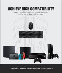 Keyboard and Mouse Adapter For Switch/Xbox One/PS4/PS3