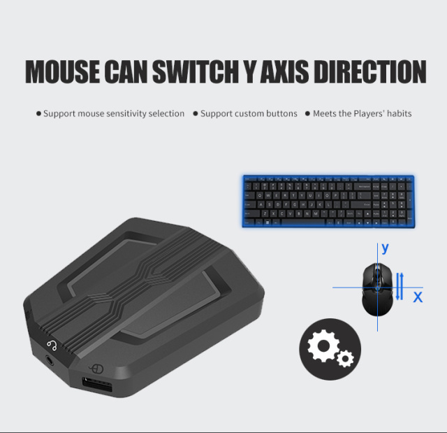 Keyboard and Mouse Adapter For Switch/Xbox One/PS4/PS3