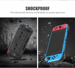 Switch Protective Case Cover With 4 Game Card Storage Slot