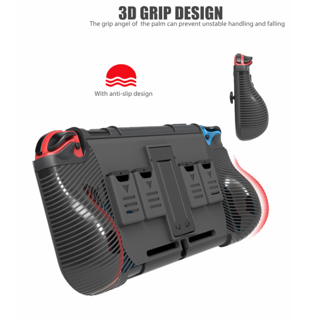 Switch Protective Case Cover With 4 Game Card Storage Slot