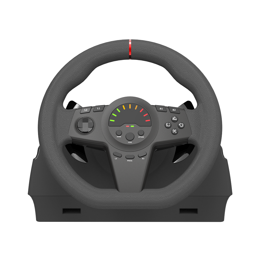 With shift lever for Xbox Series X & S /Xbox One/PS4/PS4 SLIM/PS4 Pro/ PS3/SWITCH/PC Game Wheel
