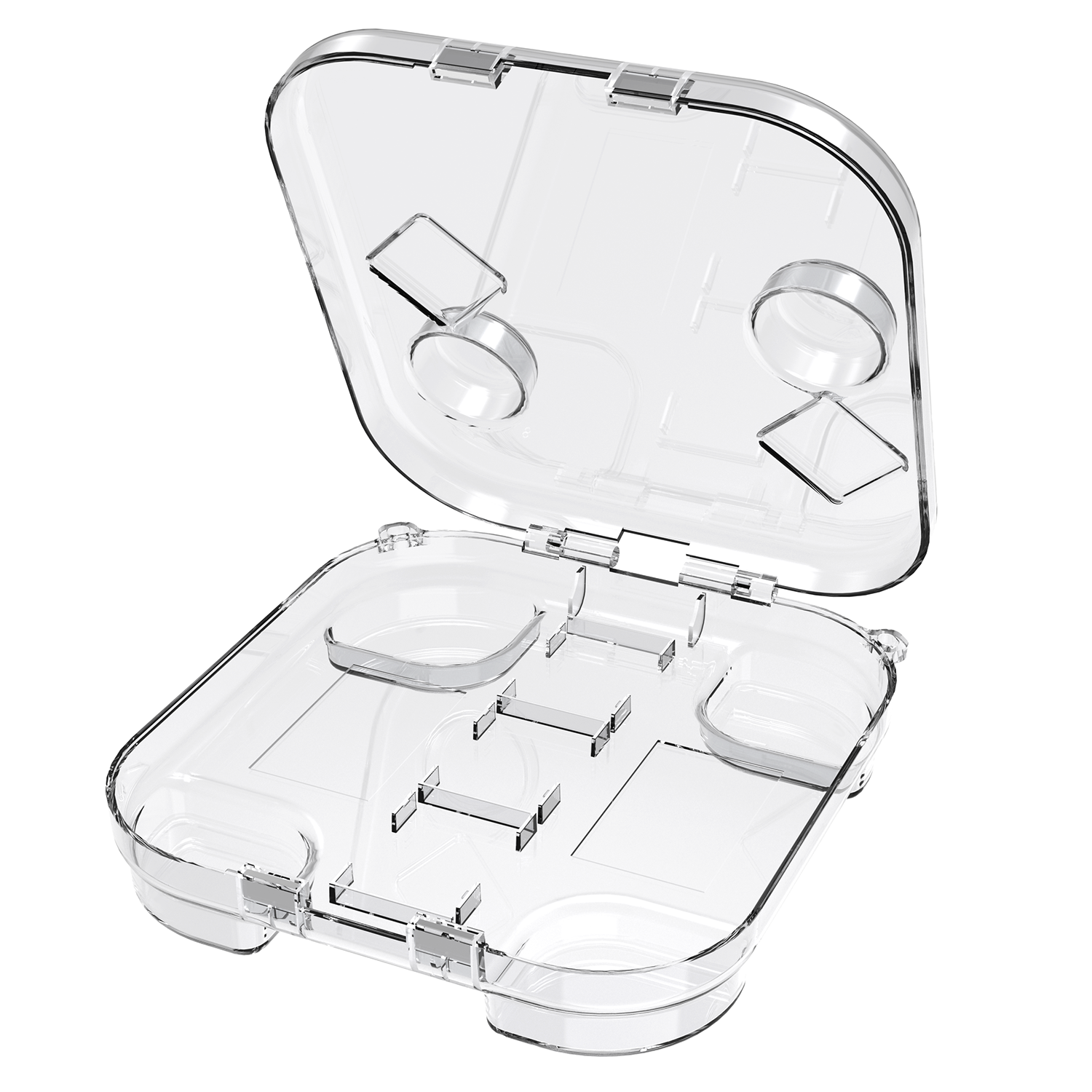 Switch2 Joycon Storage Crystal Case