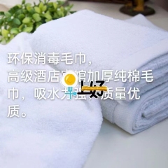 Environmental -friendly disinfection and hygiene hotels cotton towels  (东莞市超白化工贸易有限公司)