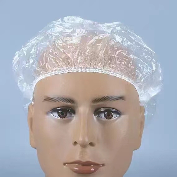 Environmental protection, deodorant, deodorant, dustproof, waterproof, oil -proof and anti -pollution, one -time new material thickened shower cap (东莞市超白化工贸易有限公司)