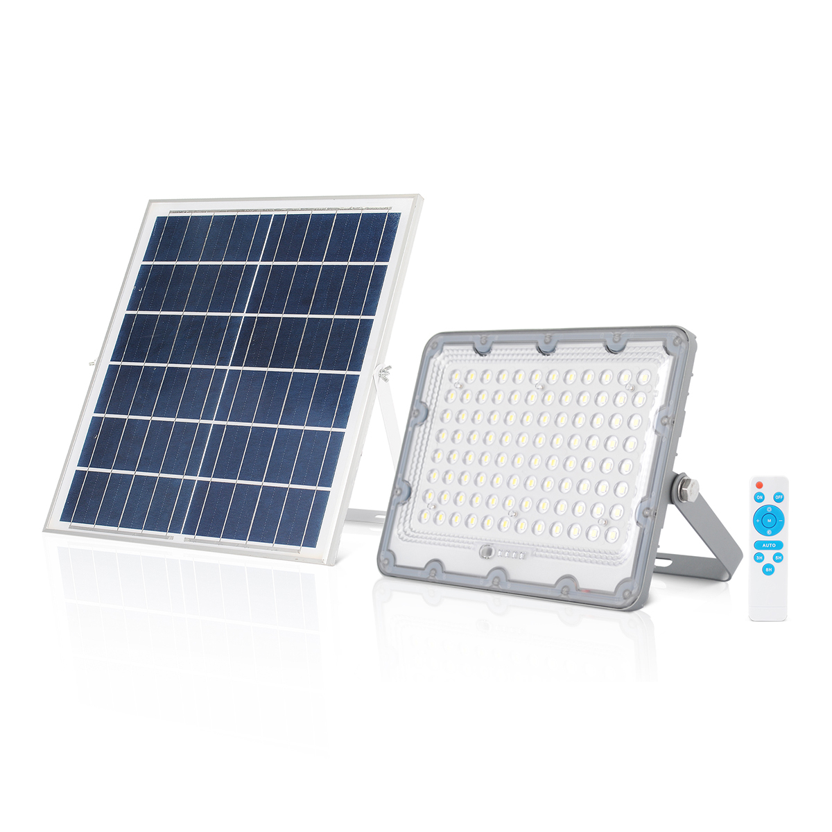 50W/100W/200W/300W/400W/500W NXS-HL01 Solar LED Flood Light  With Charging Display Signal  Remote Control