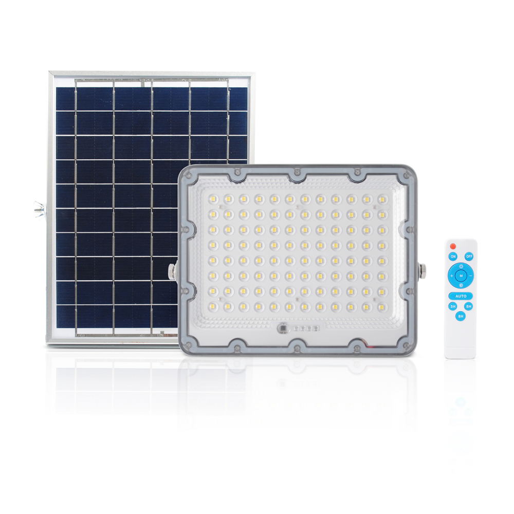 50W/100W/200W/300W/400W/500W NXS-HL01 Solar LED Flood Light  With Charging Display Signal  Remote Control