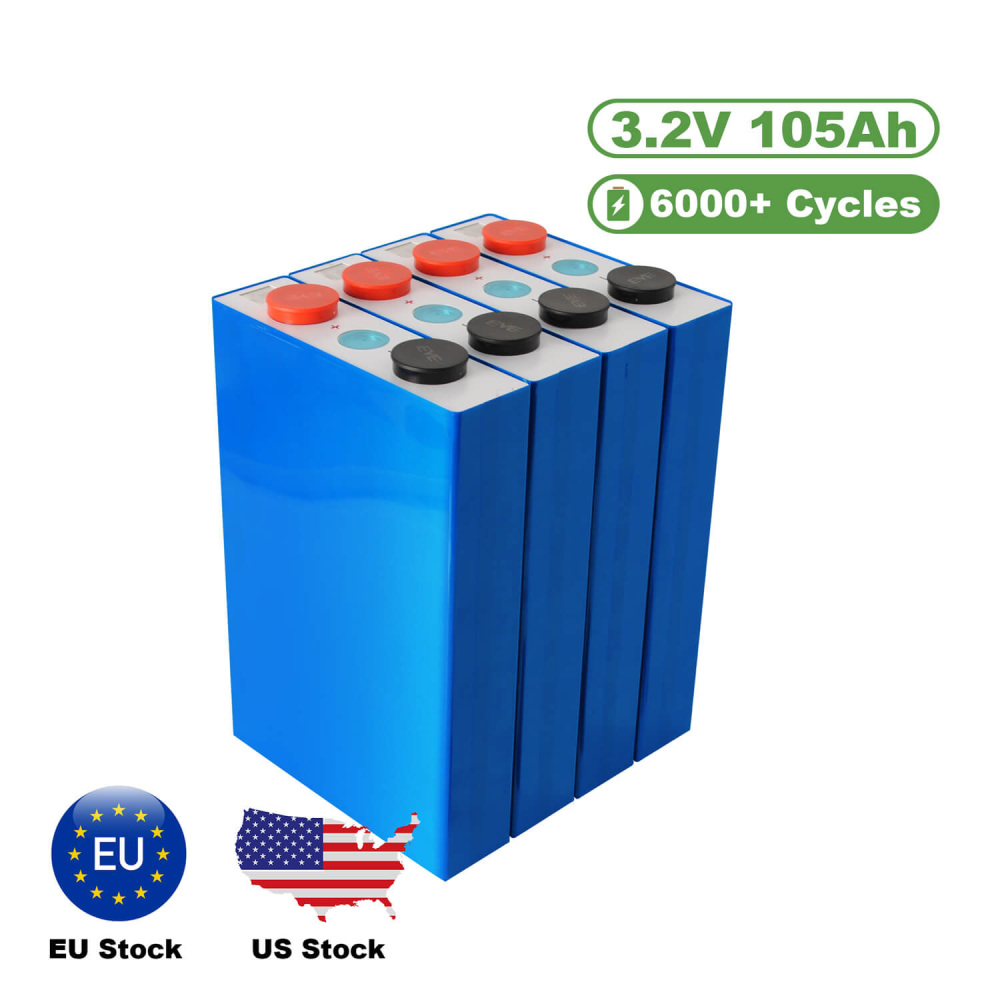 Bran New EVE 3.2v 105ah 6000 Deep Cycles Prismatic Lifepo4 Battery Cell