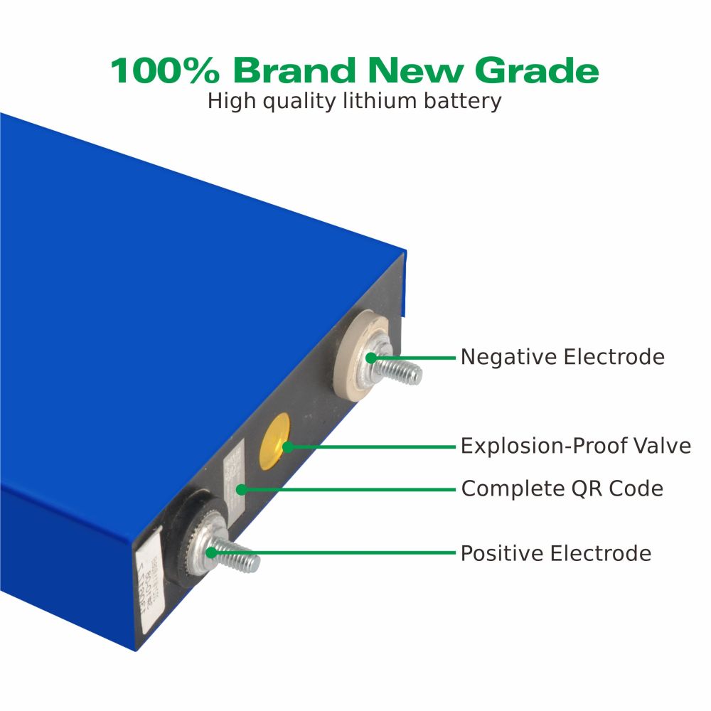 Battery Manufacturer- 3.2v 125ah EVE Lifepo4 Battery with Unqiue QR Code