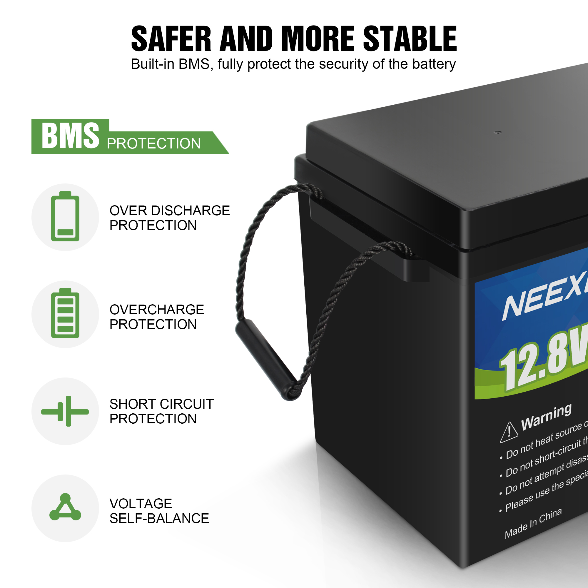 OEM 12v 100ah Rechargeable Lifepo4 Battery Kit with Built-in BMS