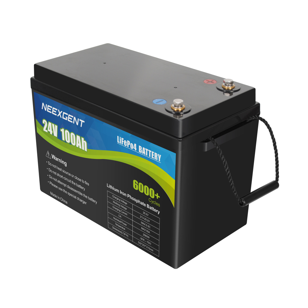 Neexgentsolar 24v 50ah Rechargeable Lifepo4 Battery Pack for Electric Vehicle