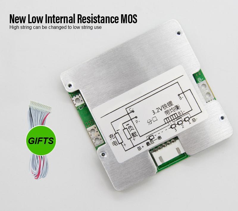 Neexgent High Quality 14s 15a 48v Bms For Li-ion Battery Pack With Balance For E-bike