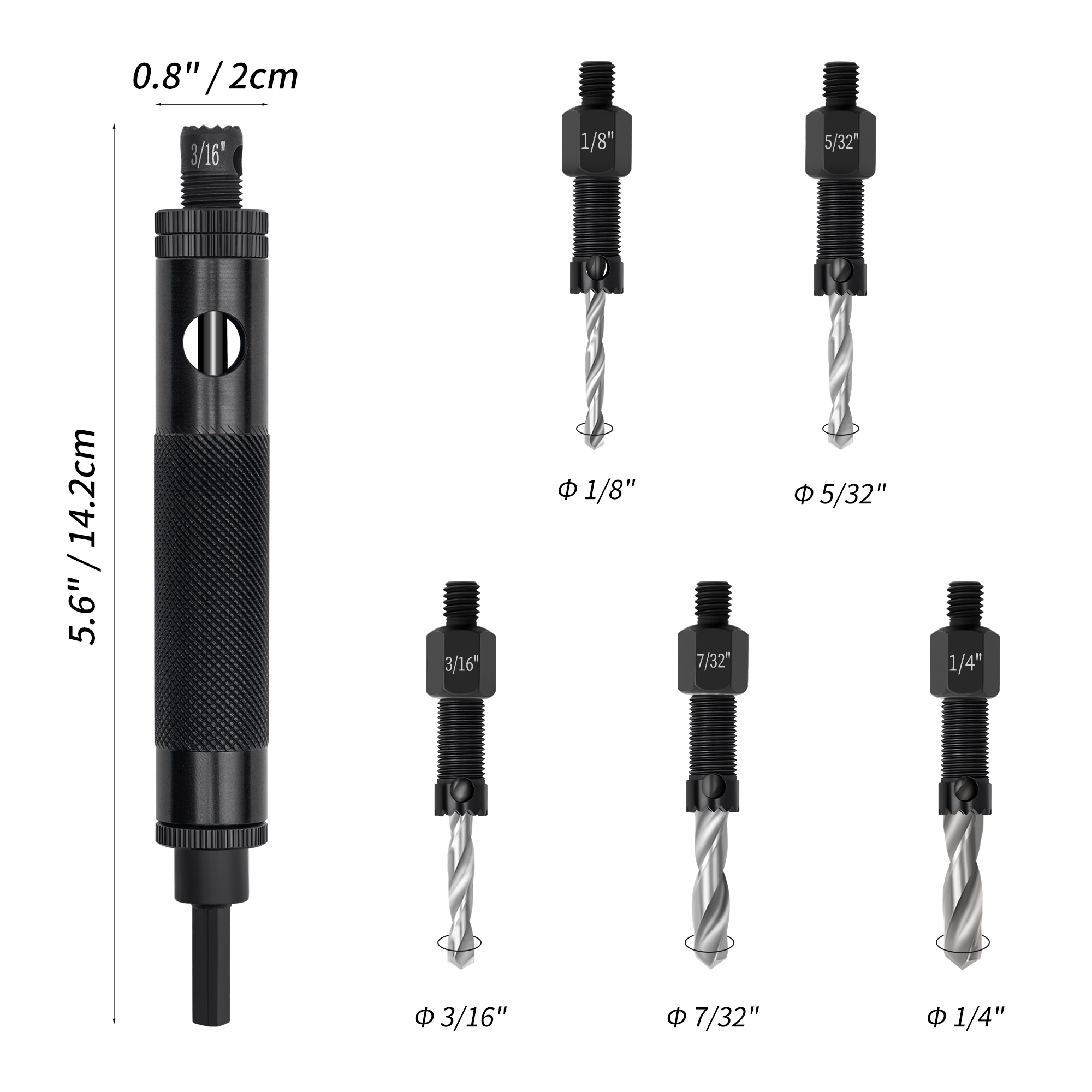 各种材质铆钉破拆工具——退铆器