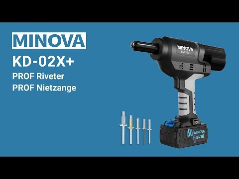 KD-02X+ Akku-Bürstenloses Nietwerkzeug