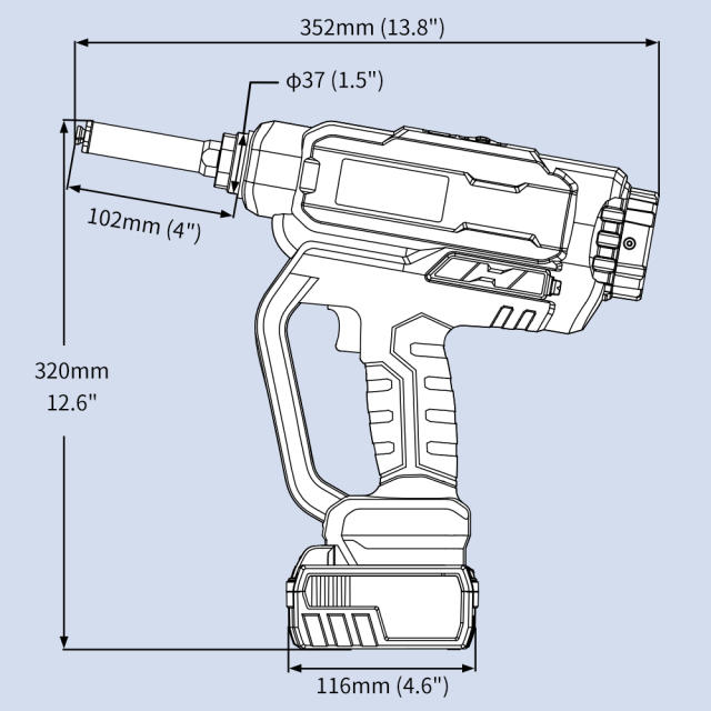 KD-0210T Akku-Bürstenloses Nietwerkzeug