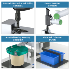 Automatische Nietmaschine-Roboterarm-Plattform
