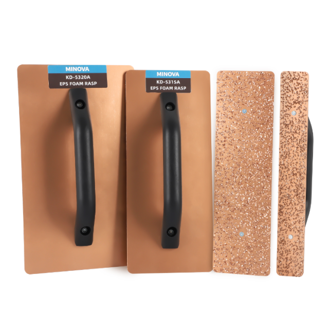 MINOVA rasp for grinding roughening eifs eps foam walls