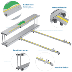 Ideal for cutting mineral wool easily, accurately and safely