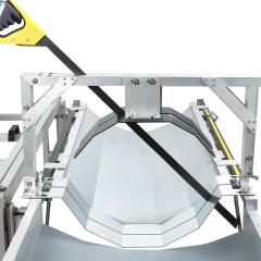 designed for cutting rockwool, clamping felt, or similar soft materials